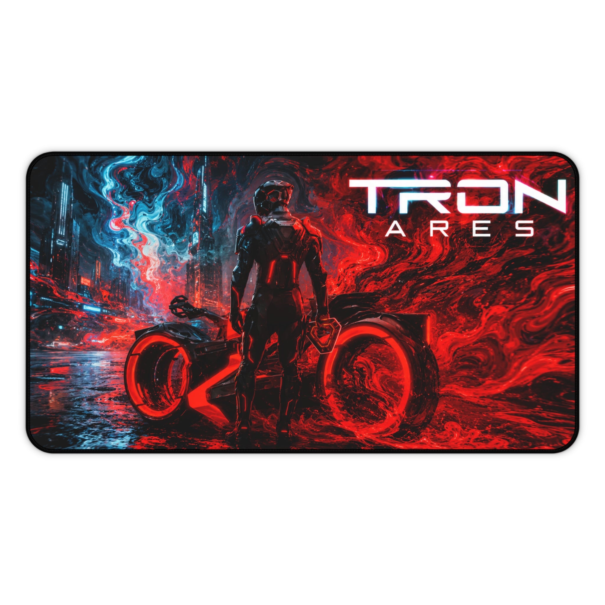 Tron Racer Desk Mat - Tron Ares-Inspired Mouse Pad