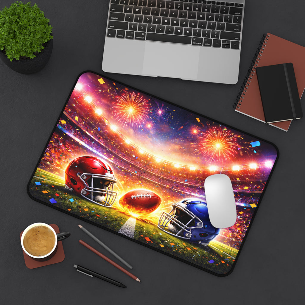 Super Bowl NFL Desk Mat Gaming Mouse Pad, Non-Slip Neoprene Desk Pad Gift
