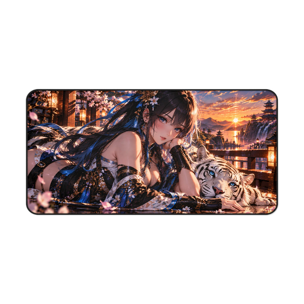 Anime Waifu Character Desk Mat & Gaming Mouse Pad