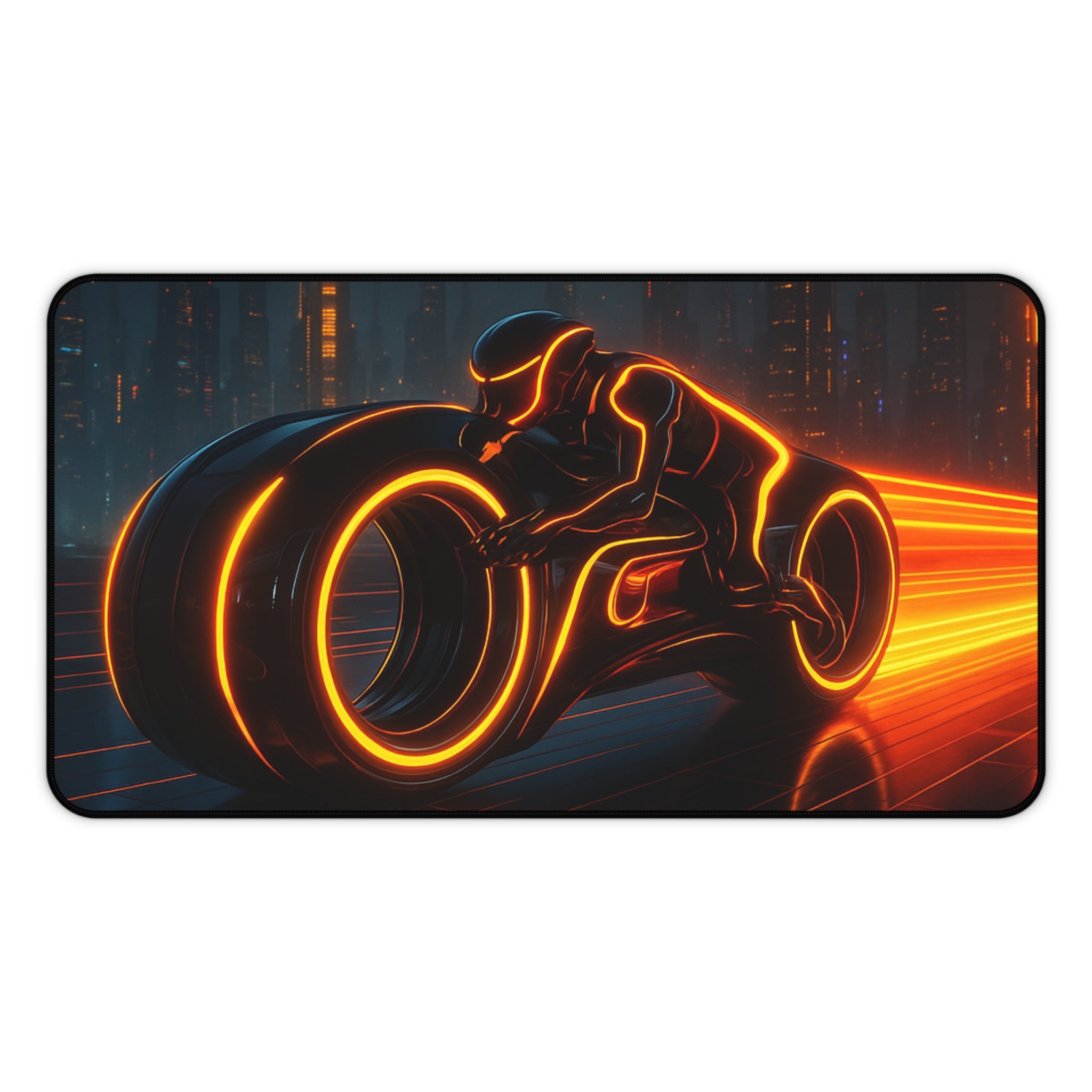 Tron Gaming Desk Mat - Tron Gaming Mouse Pad - Tron Legacy Style