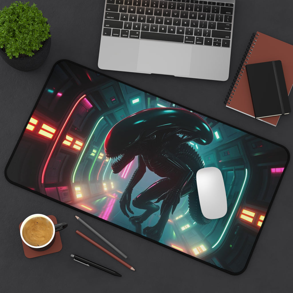 Aliens Desk Mat, Sci-Fi Extra Mouse Pad, Keyboard Mat, Desk Pad, Gaming Desk Pad, Mousemat, Deskmat Deskpad