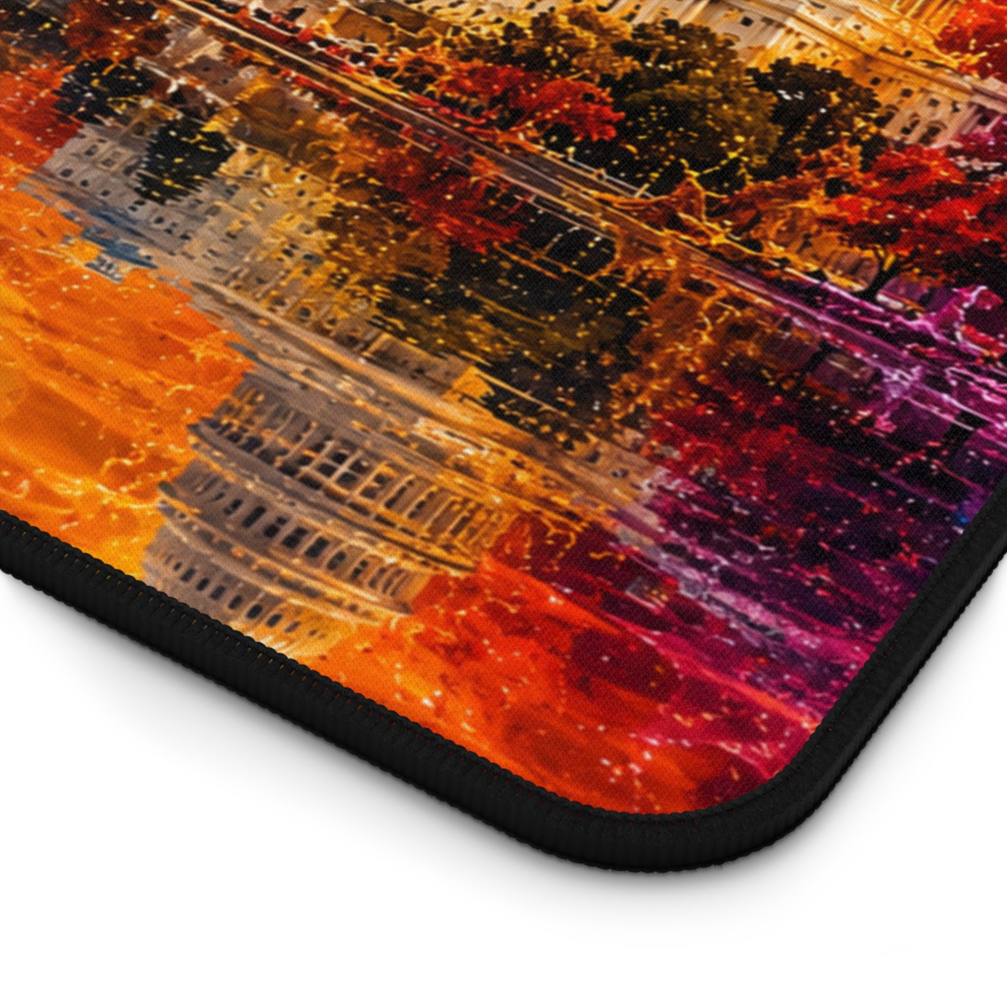 Washington D.C. Skyline Desk Mat — Colorful Capitol & Monument Mouse Pad