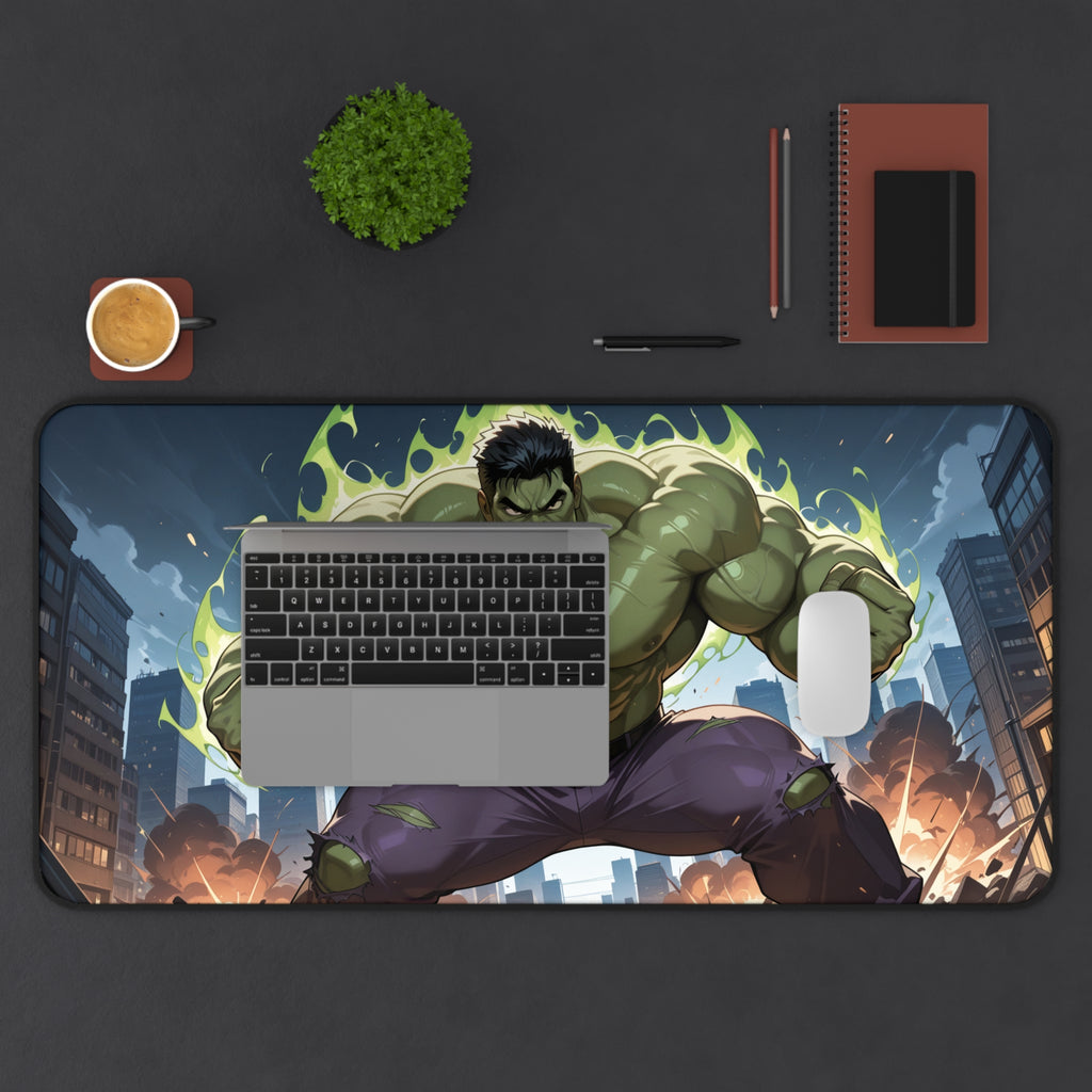 Hulk Desk Mat, Gaming Mouse Pad, Superhero Playmat with Vibrant Print