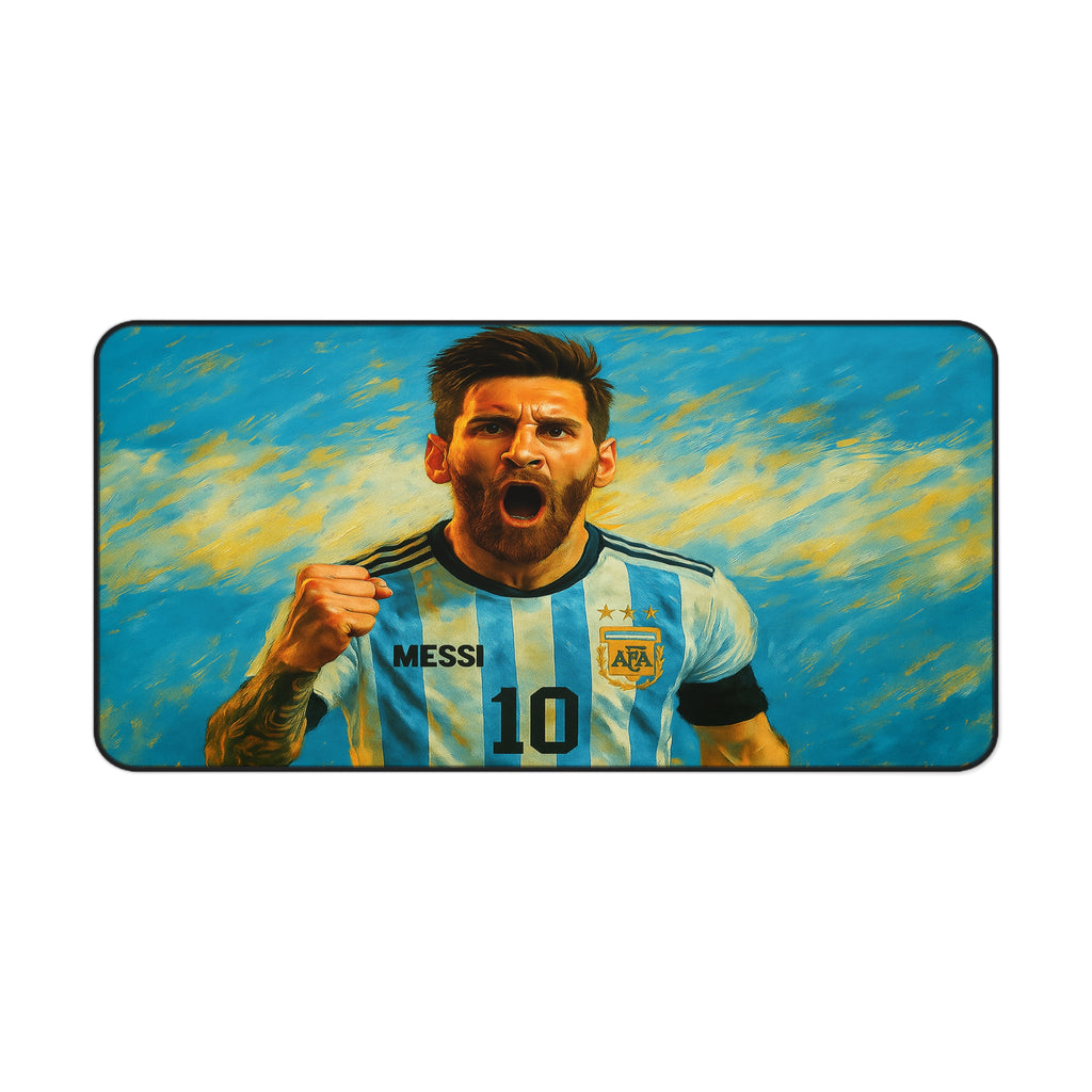 Lionel Messi Desk Mat, Vibrant, Durable, Non-Slip Surface for Work & Gaming
