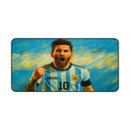 Lionel Messi Desk Mat, Vibrant, Durable, Non-Slip Surface for Work & Gaming