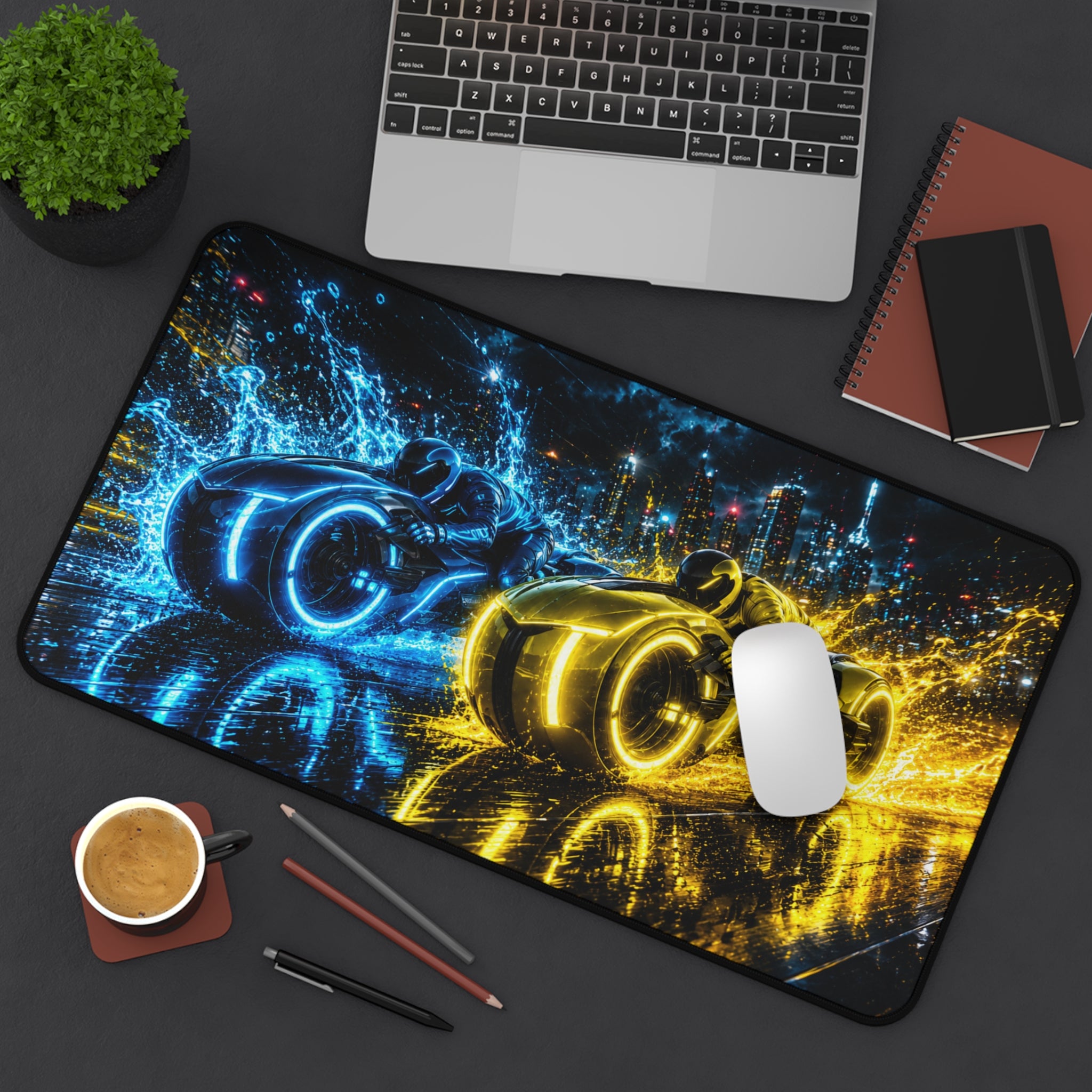 Tron Racers Mouse Pad - Tron-Inspired Desk Pad