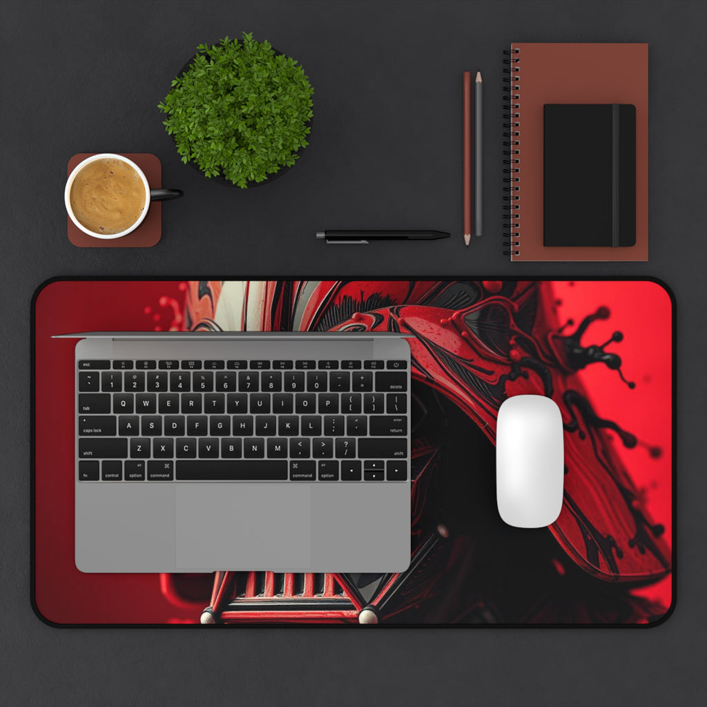 Red Darth Vader Helmet Mouse Pad — Dark Sith Gaming Desk Mat