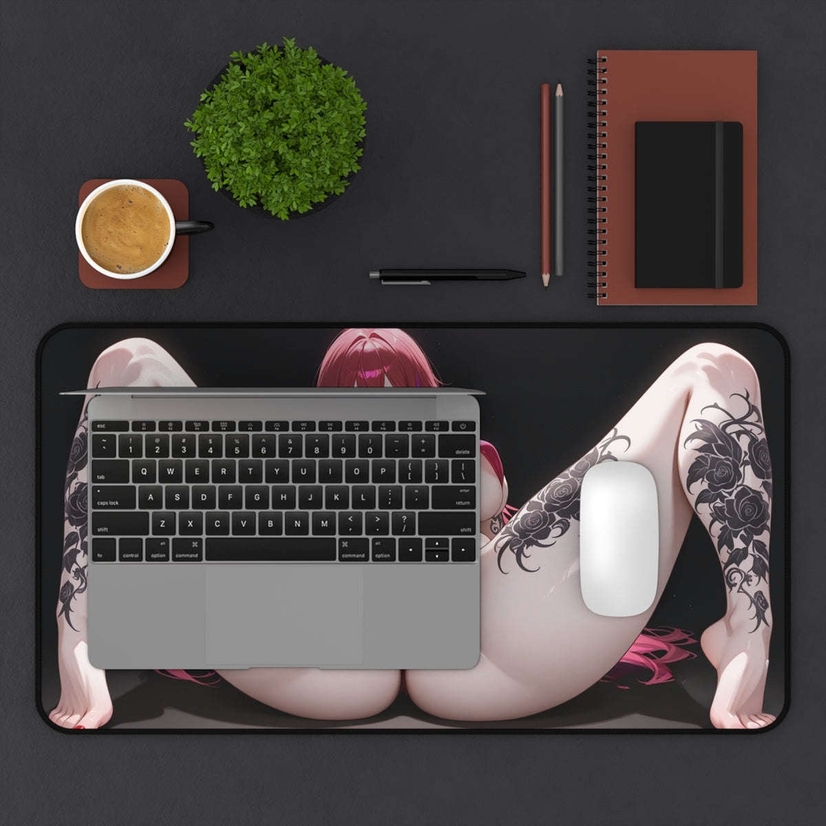 Anime Waifu Desk Mat – Gaming Mouse Pad & Anime Gift