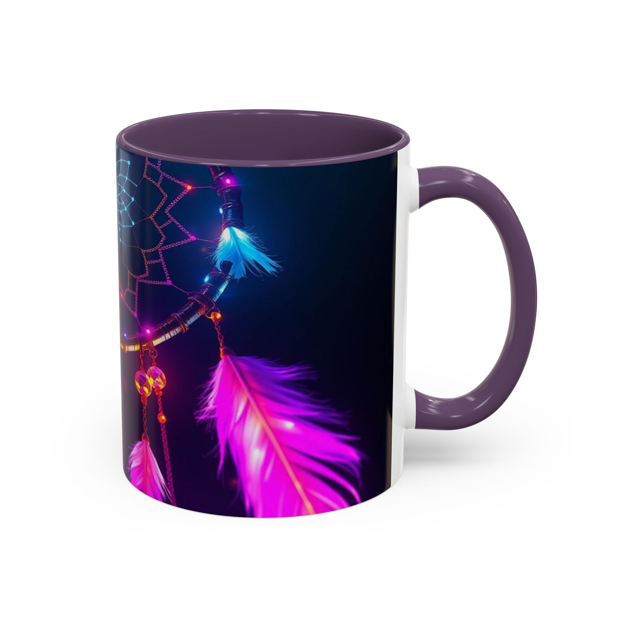 Dreamcatchers Ceramic Mug, Colorful Interior, Microwave and Dishwasher Safe