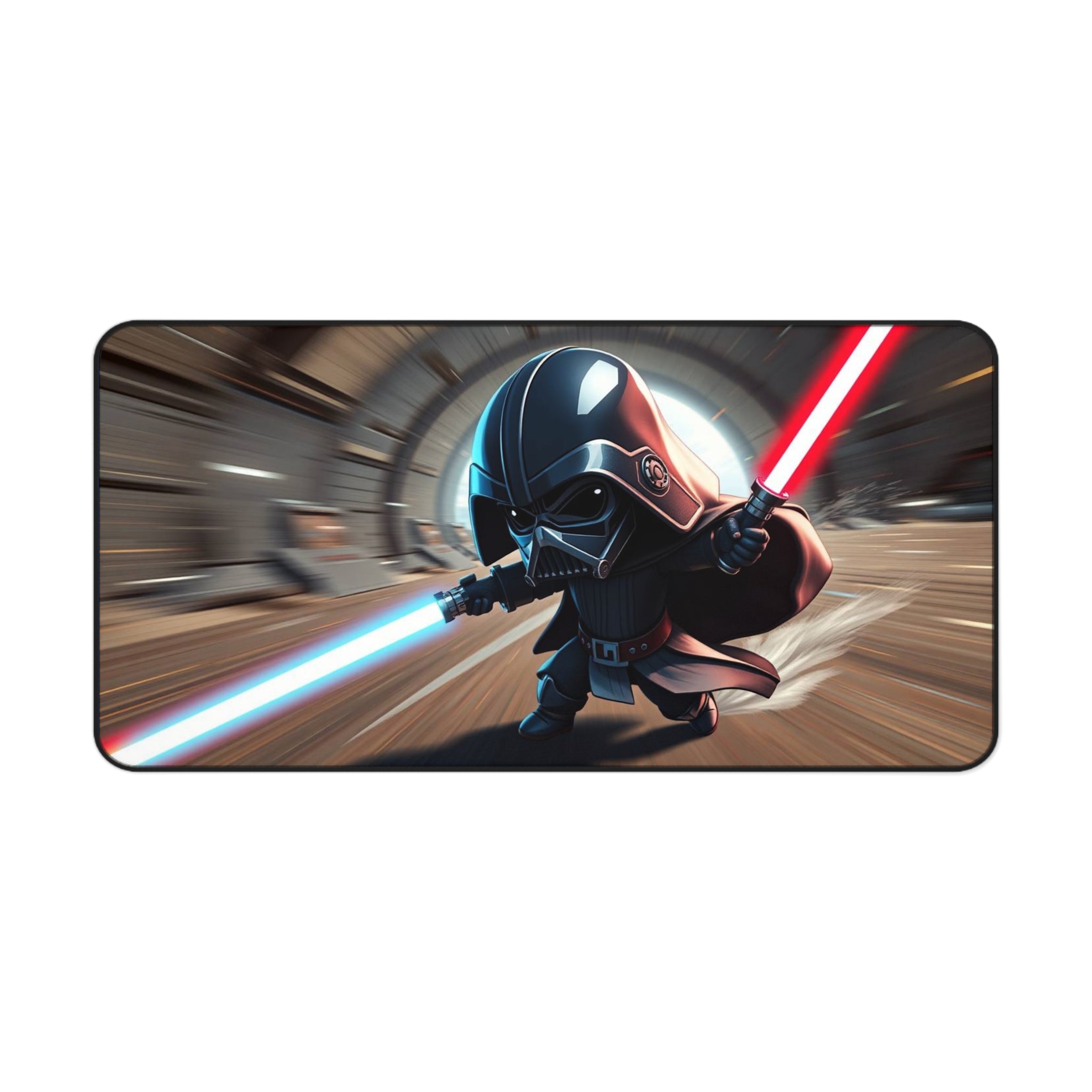 Chibi Gaming Darth Vader Desk Mat, Star Wars Mouse Pad with Non-Slip Base