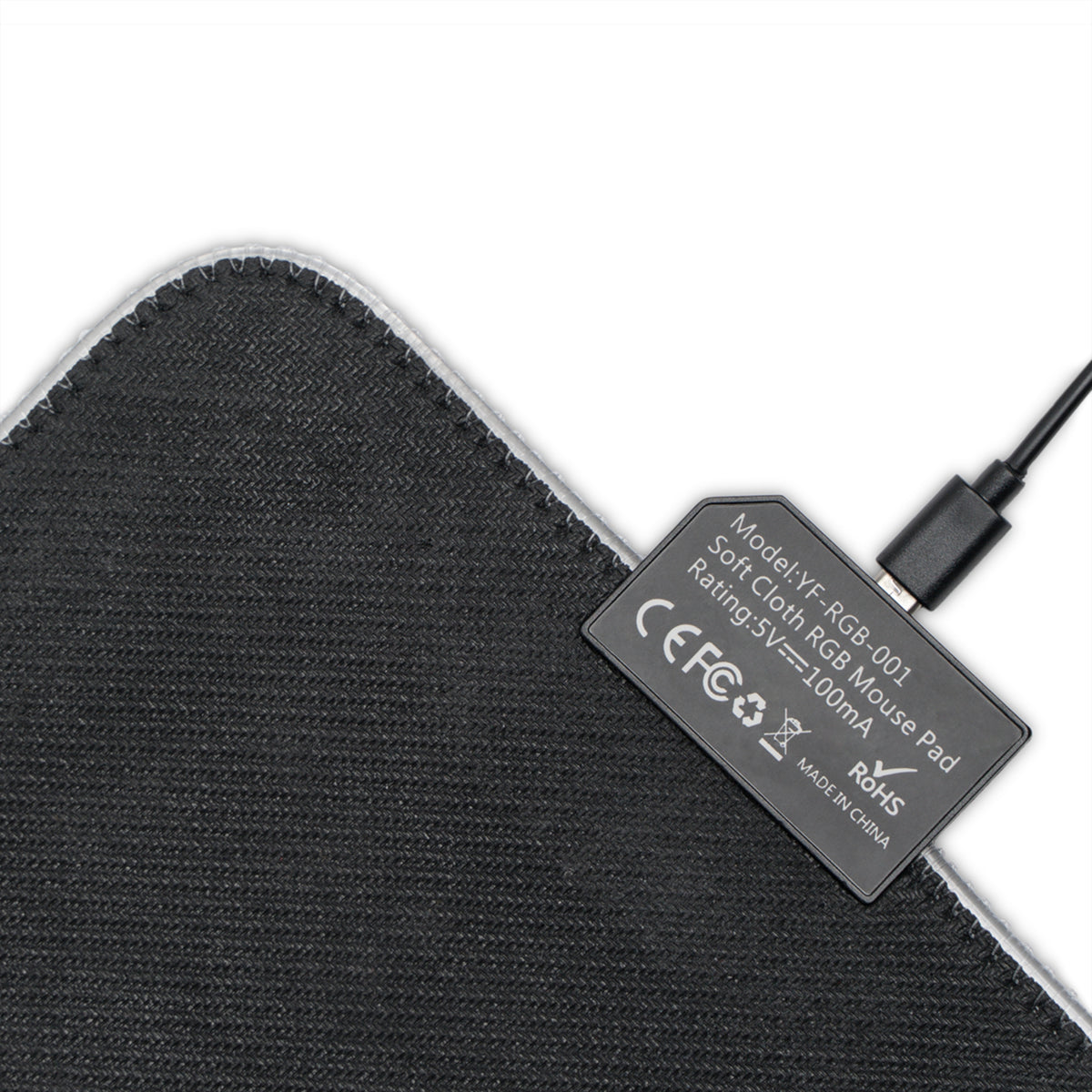 Rebel74 RGB LED Gaming Mouse Pad