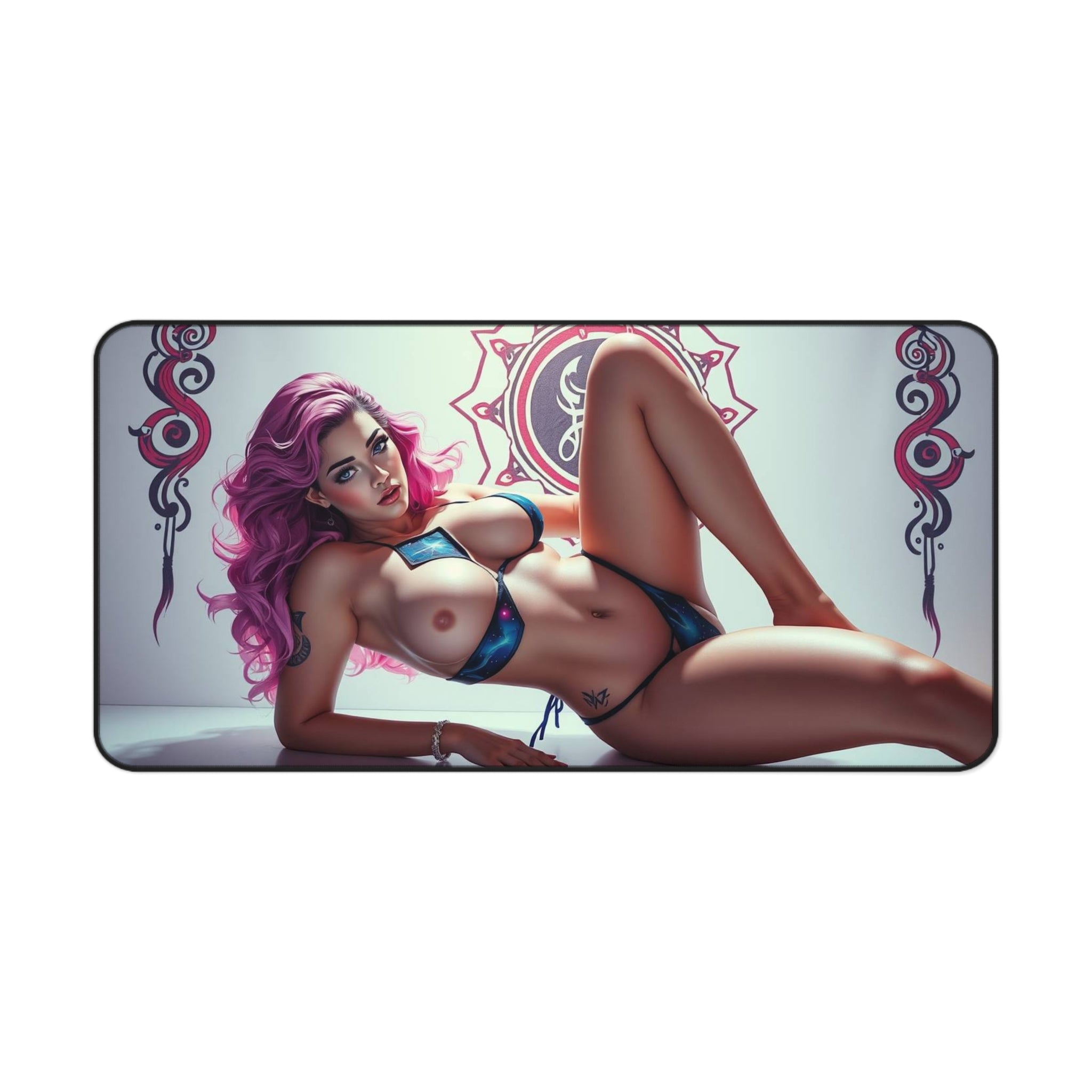Sensual Girl Mouse Pad, Sexy Girl Desk Mat