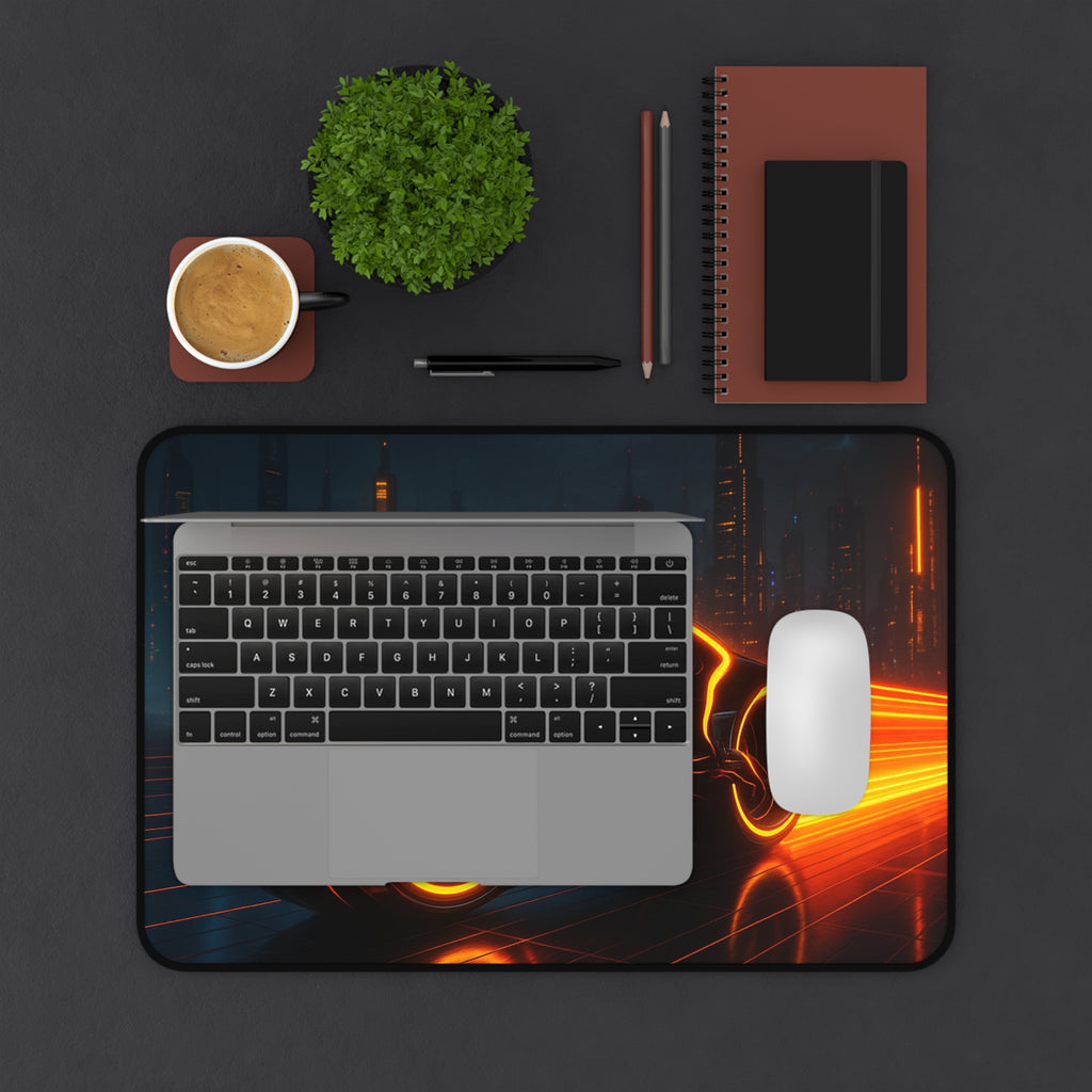 Tron Gaming Desk Mat - Tron Gaming Mouse Pad - Tron Legacy Style