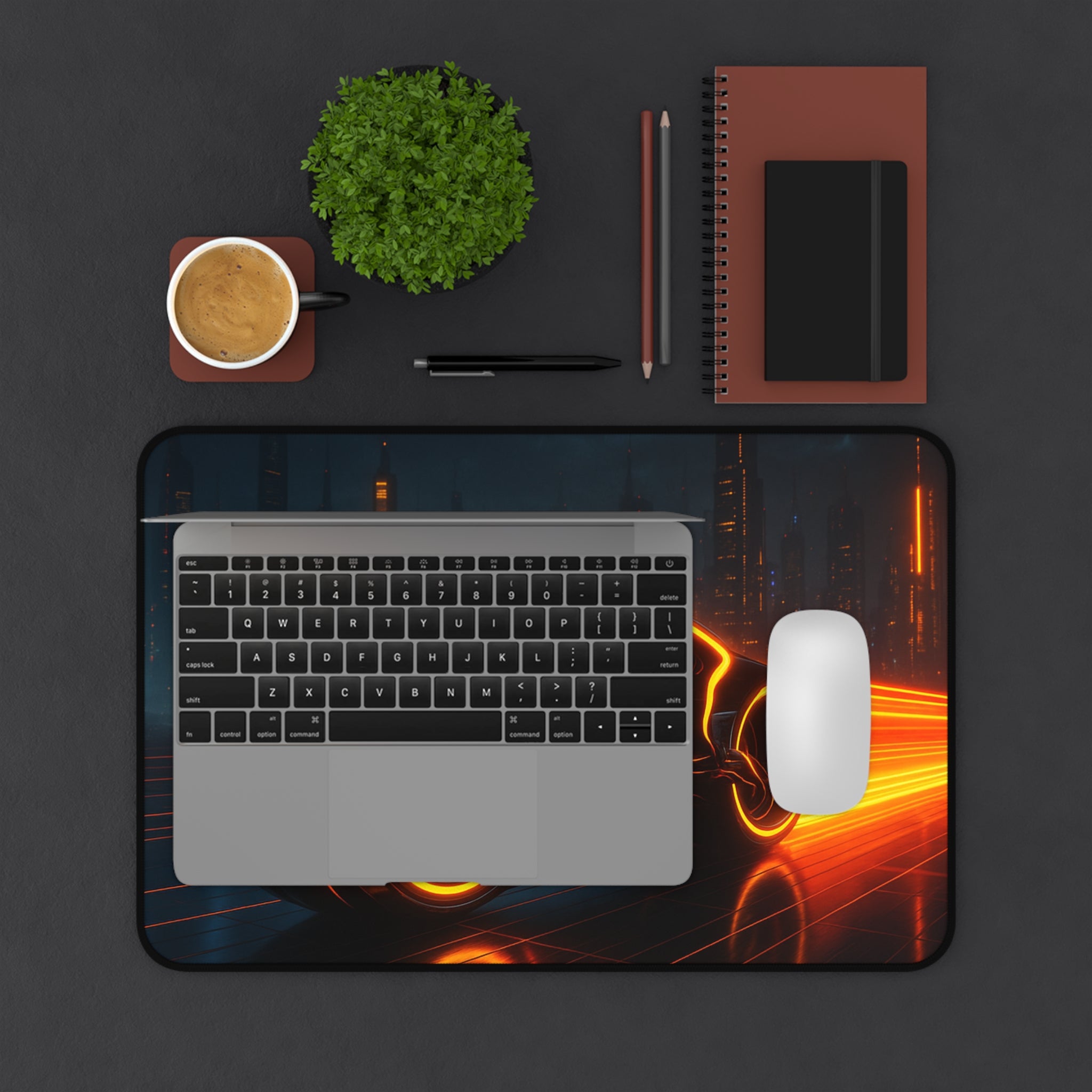 Tron Gaming Desk Mat - Tron Gaming Mouse Pad - Tron Legacy Style