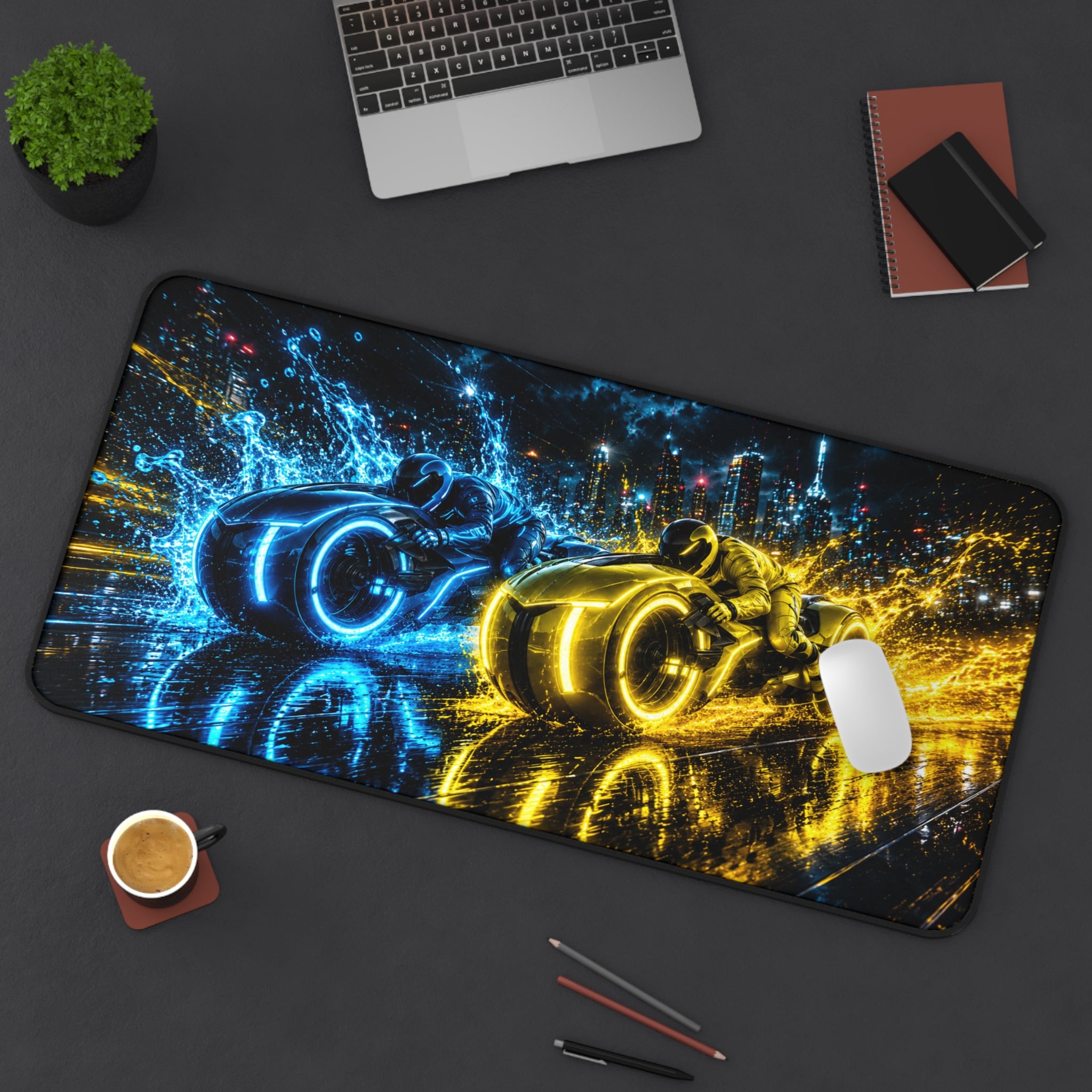 Tron Racers Mouse Pad - Tron-Inspired Desk Pad