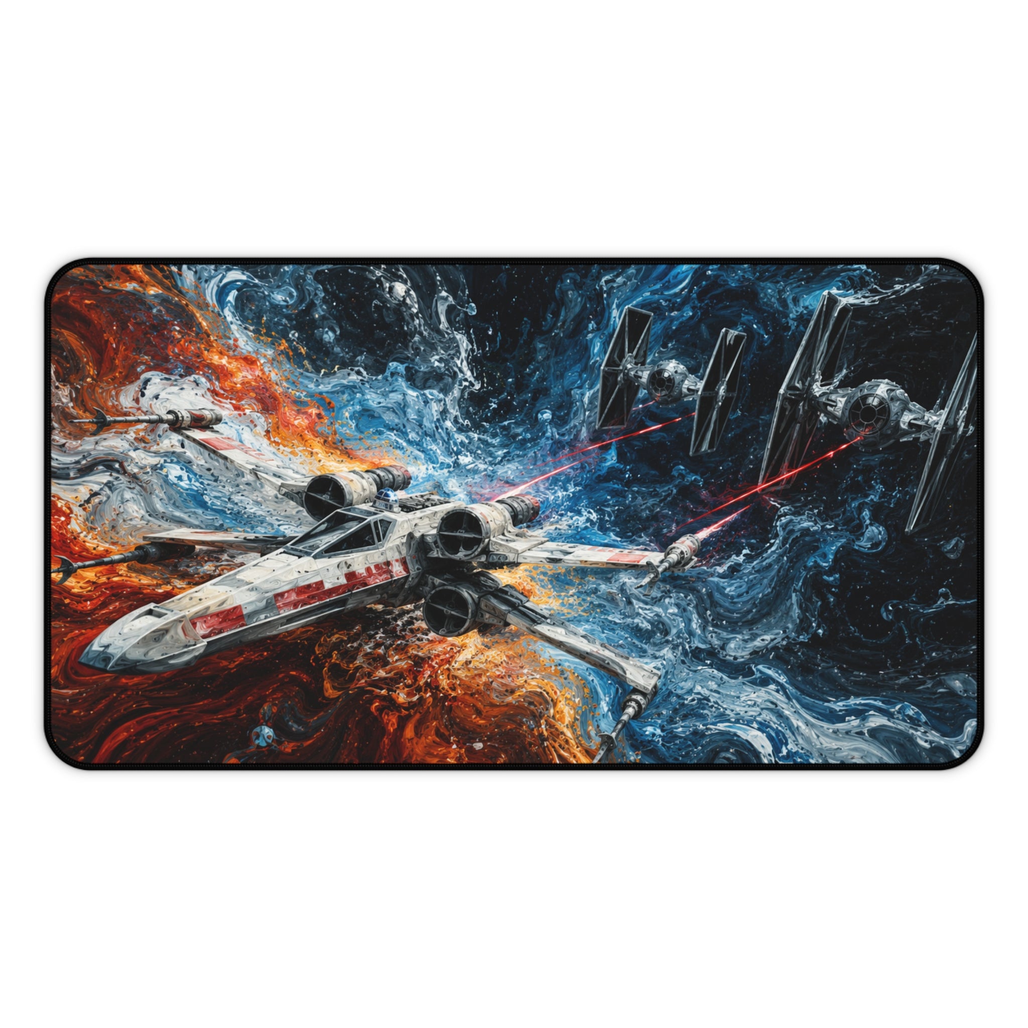Desk Mat - Space Combat Gaming Mouse Pad