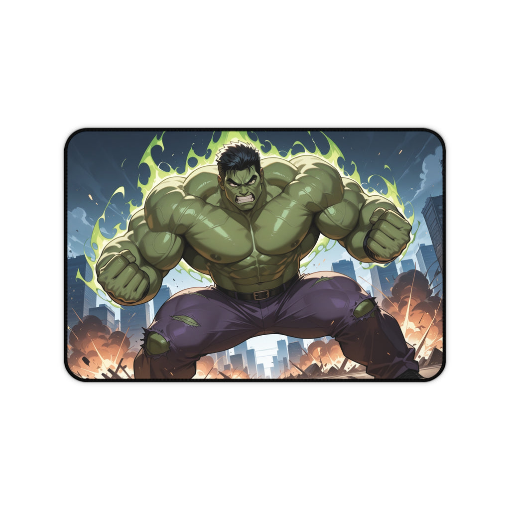 Hulk Desk Mat, Gaming Mouse Pad, Superhero Playmat with Vibrant Print