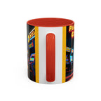 Pac-Man Mug, Colorful Ceramic Cup