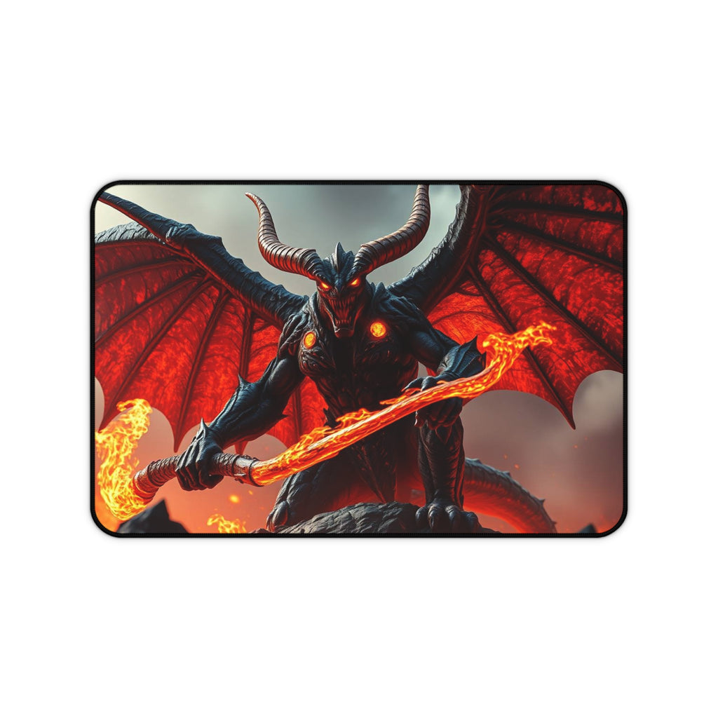 Demon Desk Mat, Premium Gaming Mouse Pad and Desk Decor