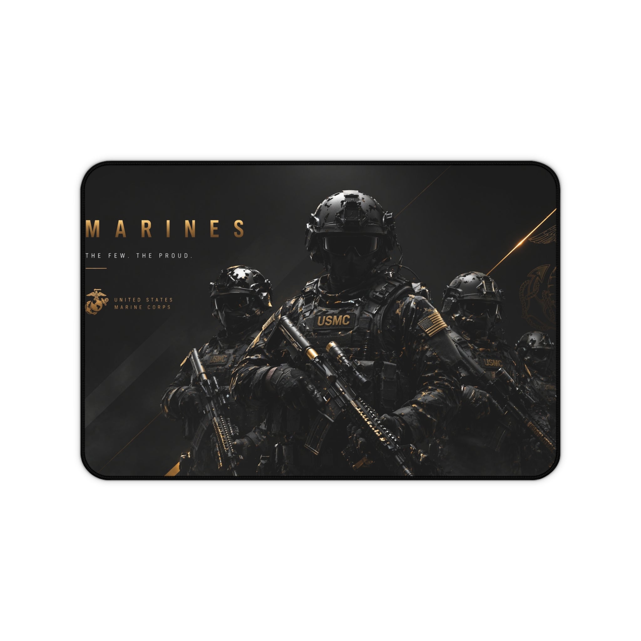 Elite Marine Corps soldiers Mouse Pad — USMC Gaming Desk Mat