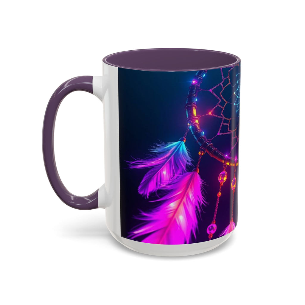 Dreamcatchers Ceramic Mug, Colorful Interior, Microwave and Dishwasher Safe