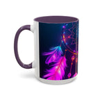 Dreamcatchers Ceramic Mug, Colorful Interior, Microwave and Dishwasher Safe