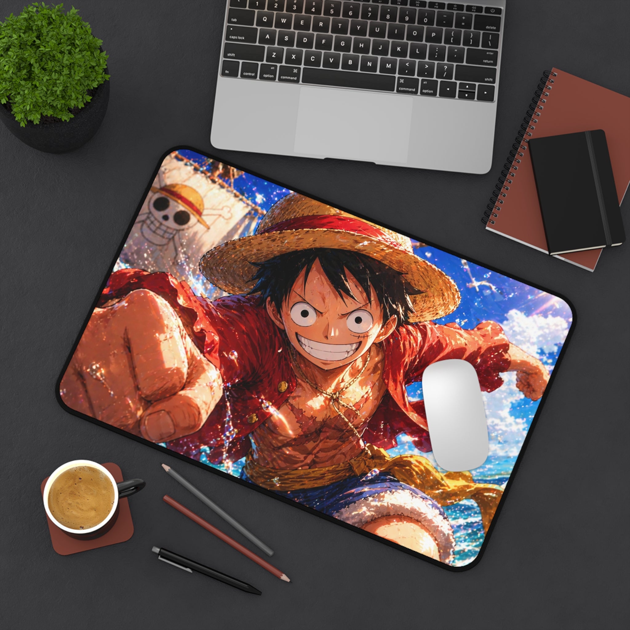 Monkey D Luffy Anime Desk Mat Gaming Mouse Pad