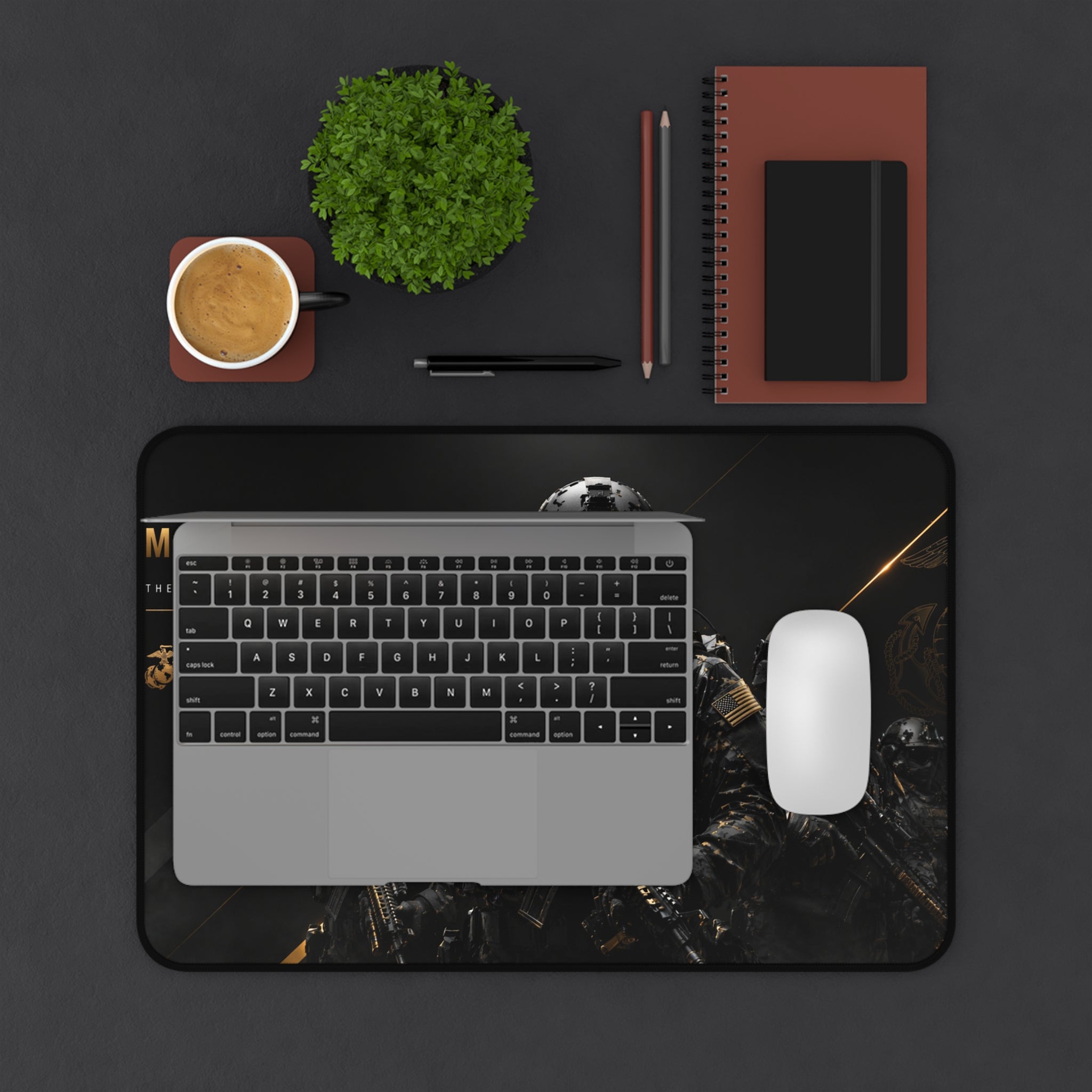 Elite Marine Corps soldiers Mouse Pad — USMC Gaming Desk Mat