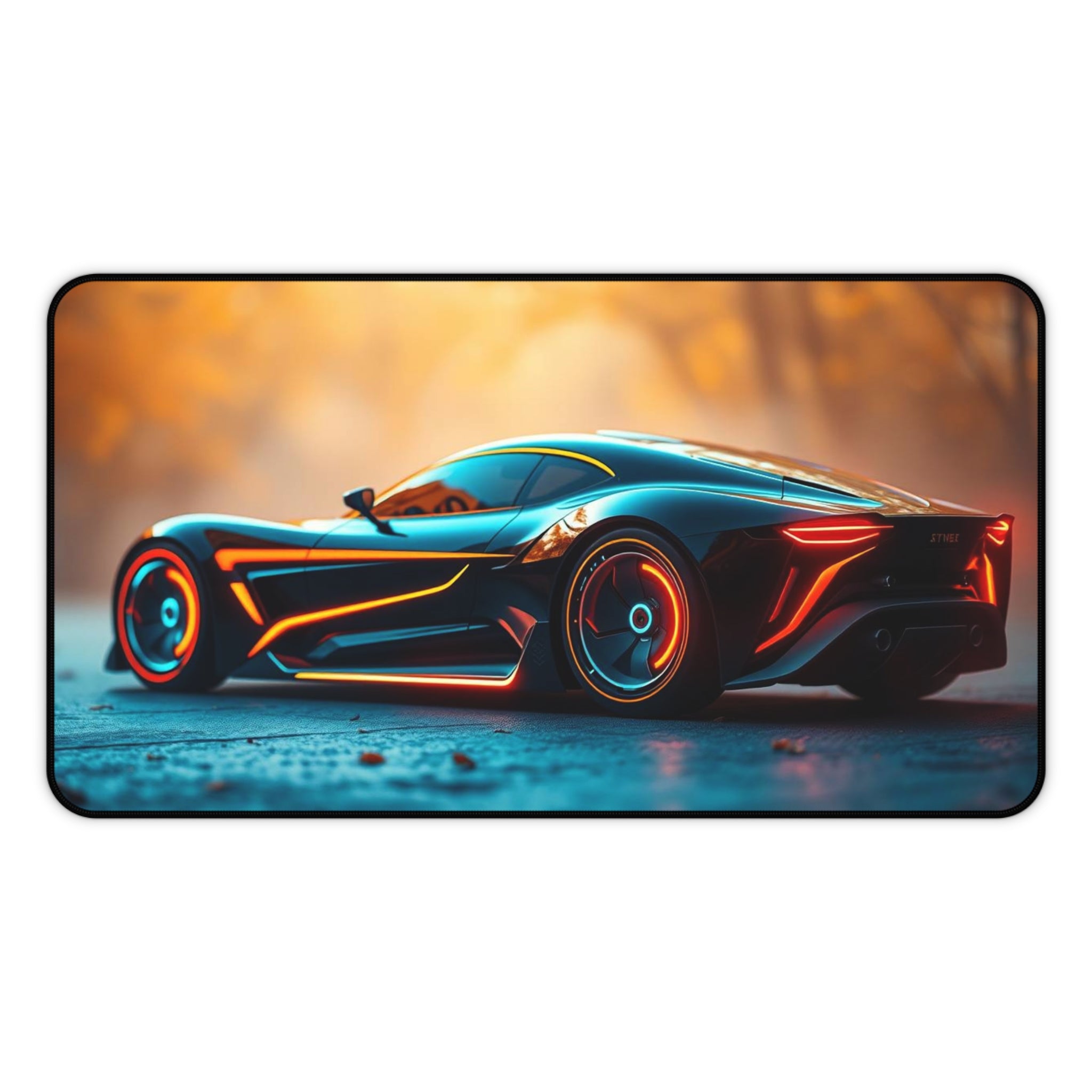 Sports Car Desk Mat & Mouse Pad