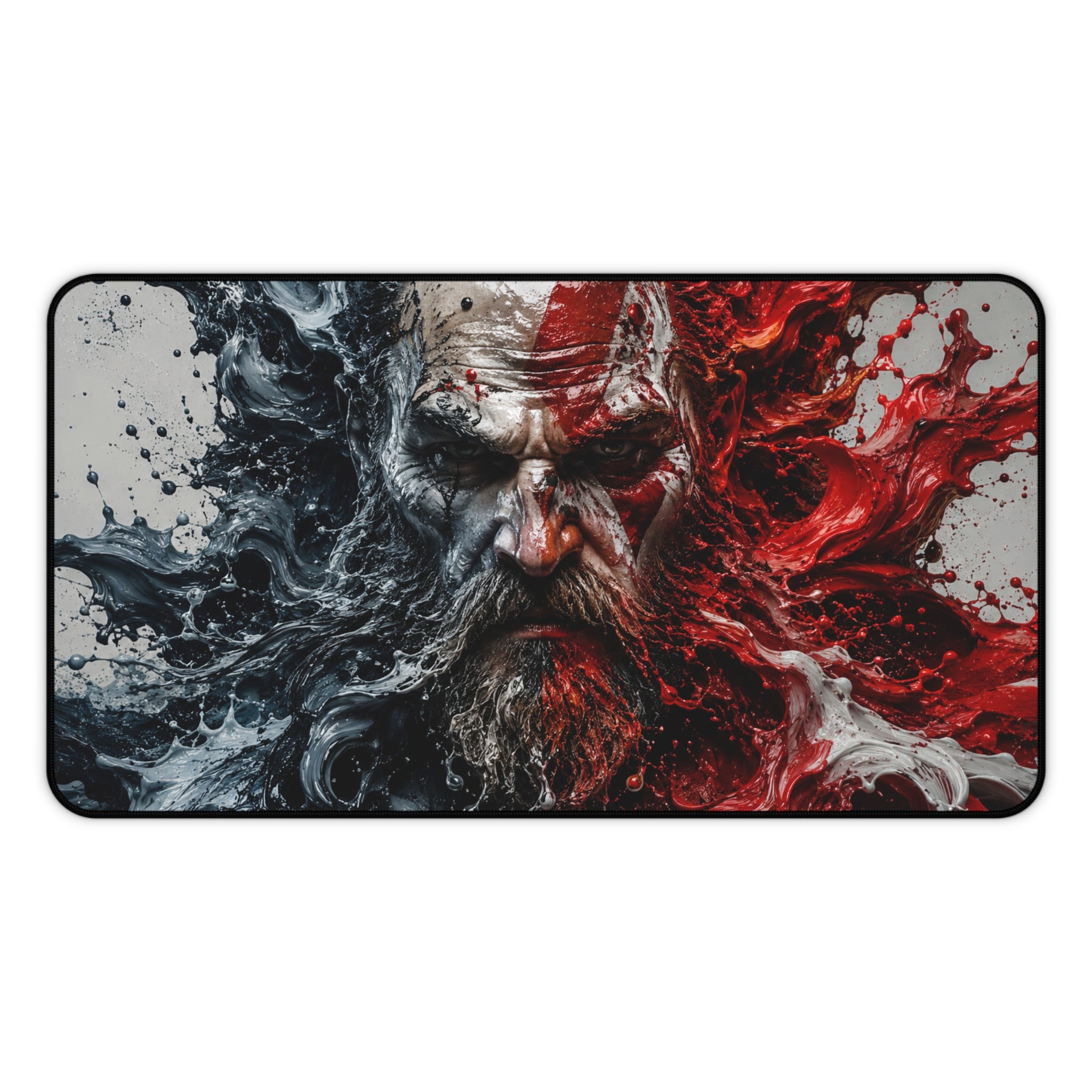 God of War Mouse Pad — Spartan Warrior Gaming Desk Mat