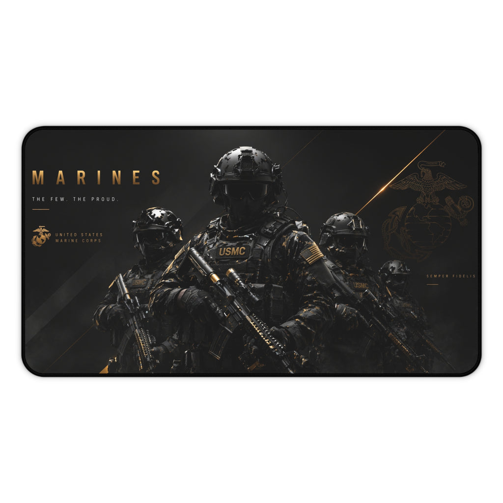 Elite Marine Corps soldiers Mouse Pad — USMC Gaming Desk Mat