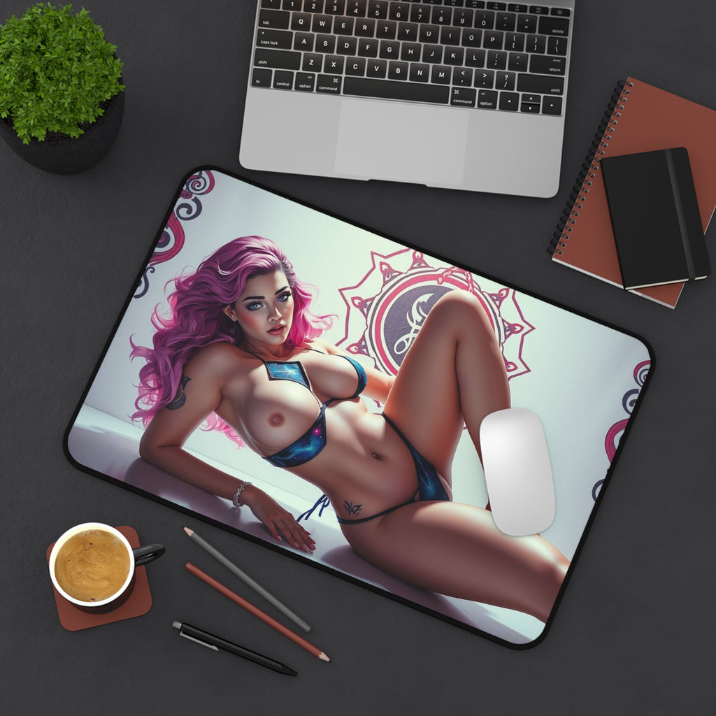 Sensual Girl Mouse Pad, Sexy Girl Desk Mat