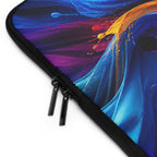 Abstract Color Burst Laptop Sleeve — Vibrant Protective Case for Tablets and Laptops