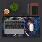 Vibrant Elephant Mouse Pad — Large Animal Print Desk Mat for Home Office