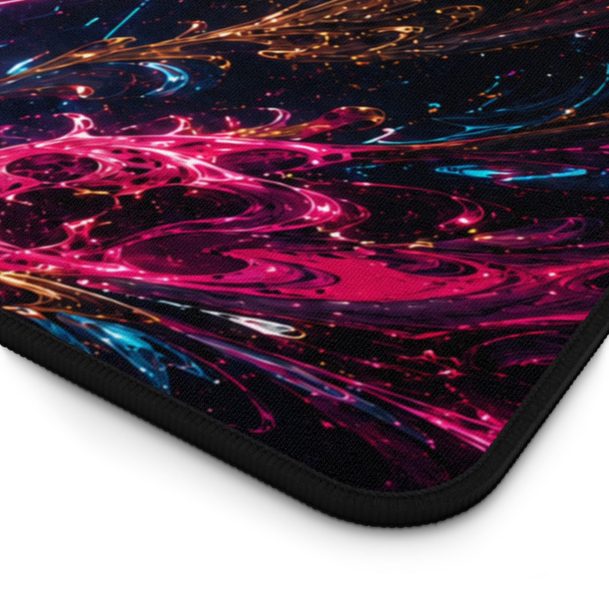 Kaelira Neon Samurai Anime Gaming Desk Mat