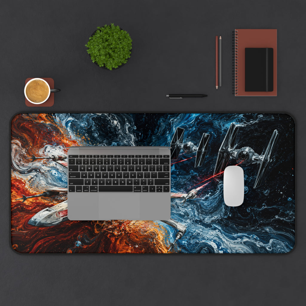 Desk Mat - Space Combat Gaming Mouse Pad
