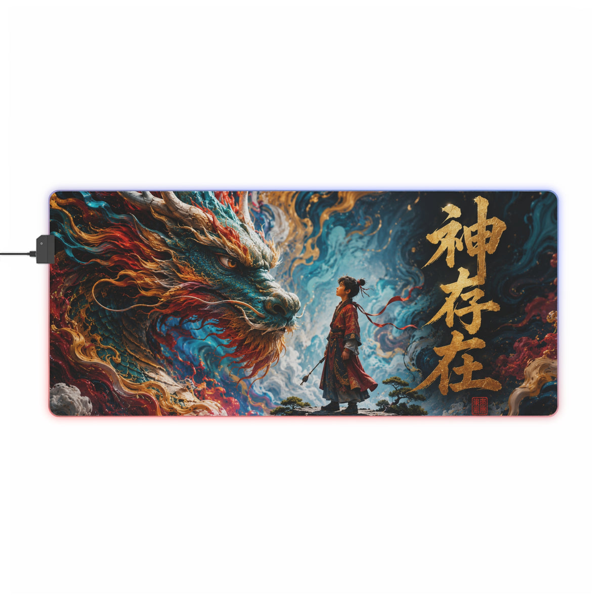 Epic Dragon RGB LED Gaming Mouse Pad