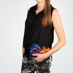 Abstract Color Burst Laptop Sleeve — Vibrant Protective Case for Tablets and Laptops