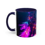 Dreamcatchers Ceramic Mug, Colorful Interior, Microwave and Dishwasher Safe