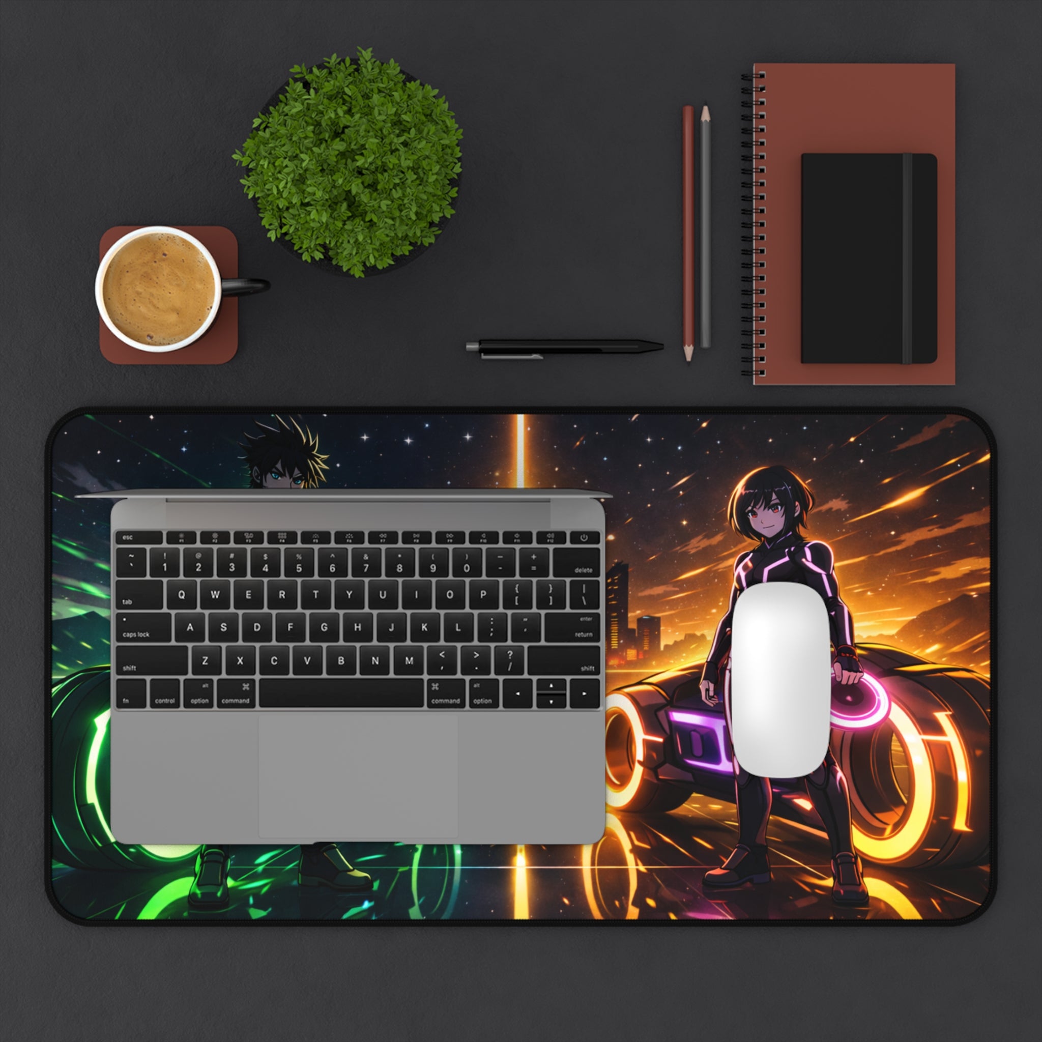 Tron Anime Desk Mat - Tron Gaming Mouse Pad