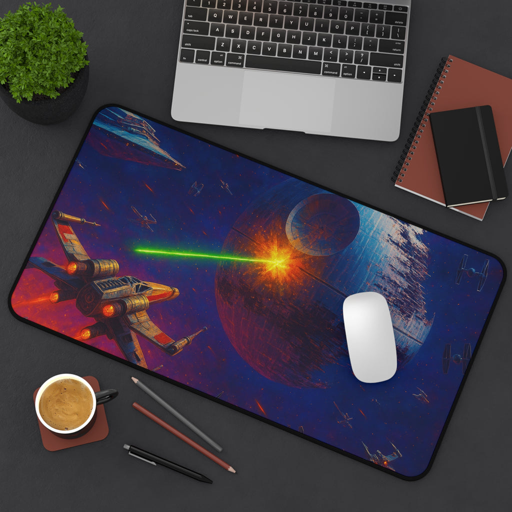 Death Star Desk Mat, Star Wars Gaming Mouse Pad & Keyboard Mat