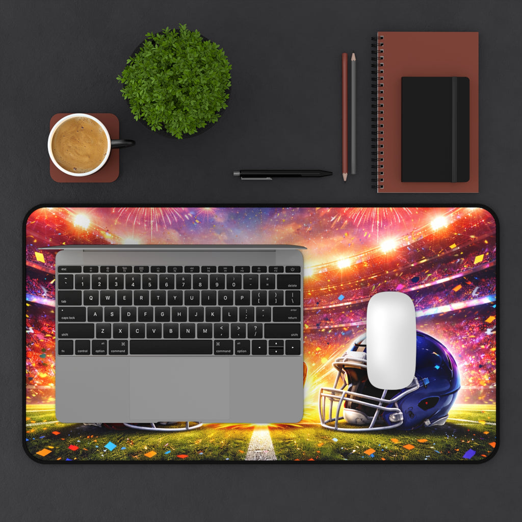 Super Bowl NFL Desk Mat Gaming Mouse Pad, Non-Slip Neoprene Desk Pad Gift
