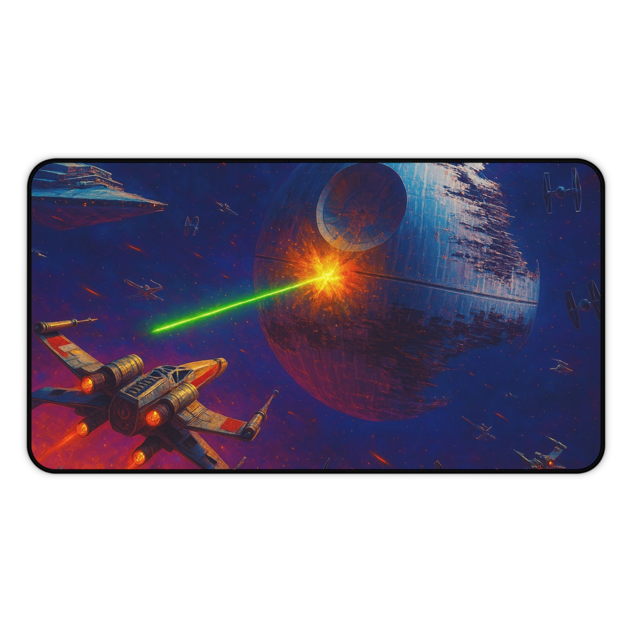Death Star Desk Mat, Star Wars Gaming Mouse Pad & Keyboard Mat