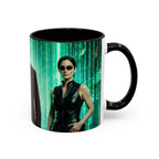 The Matrix Mug , Vibrant Ceramic Cup with Colorful Interior