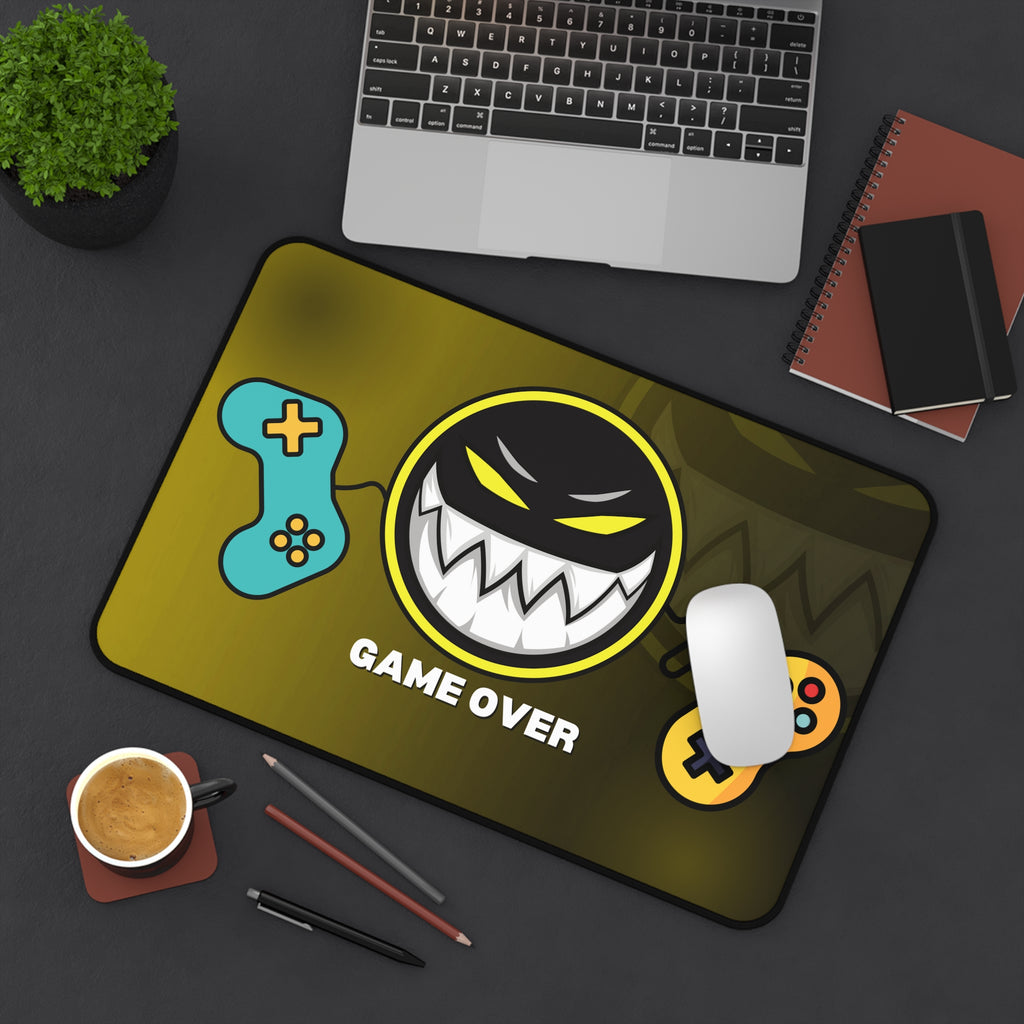 Gaming Mouse Pad - Game Over - Gamer Accessories - Gaming Desk Mat