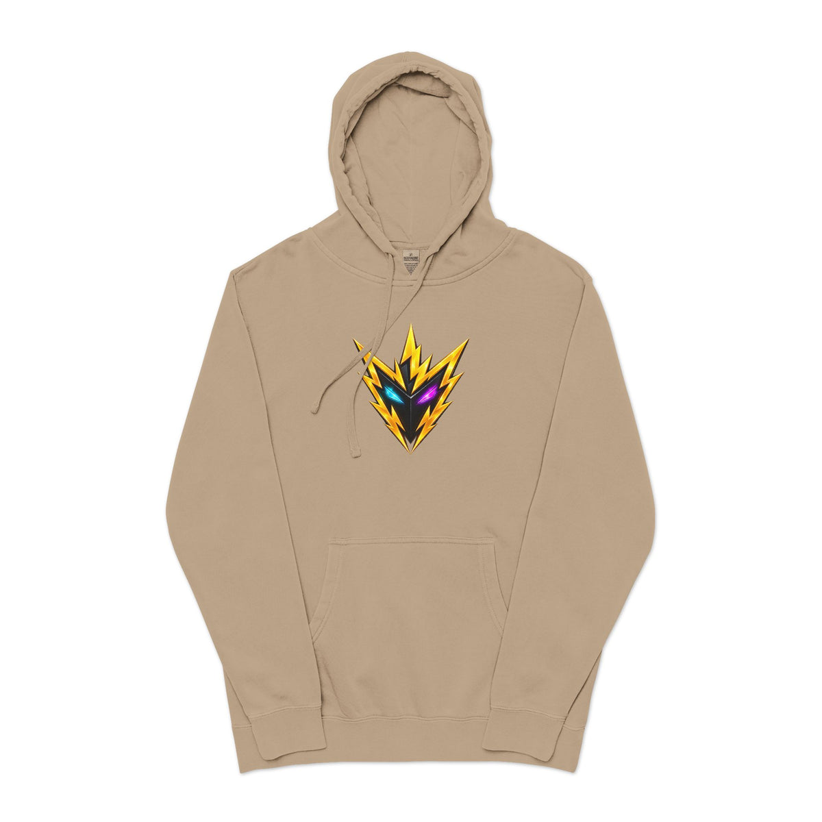 Rebel74 Graphic Hoodie - Pigment-Dyed Streetwear