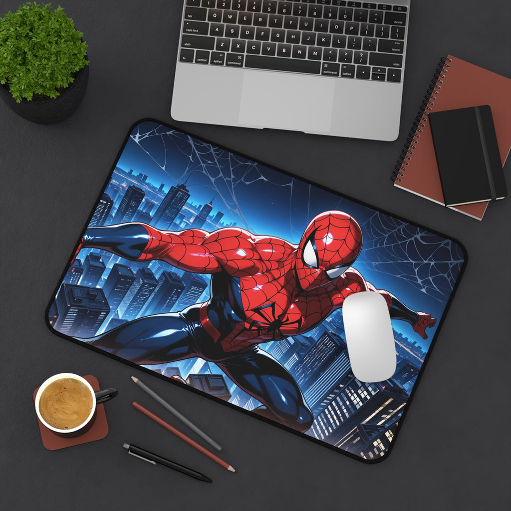 Spiderman Desk Mat, Spiderman Mouse Pad, Superhero Playmat with Vibrant Print