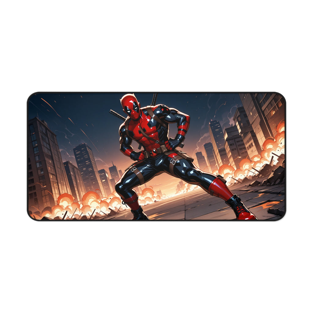 Deadpool Desk Mat, Gaming Mouse Pad, Superhero Playmat with Vibrant Print