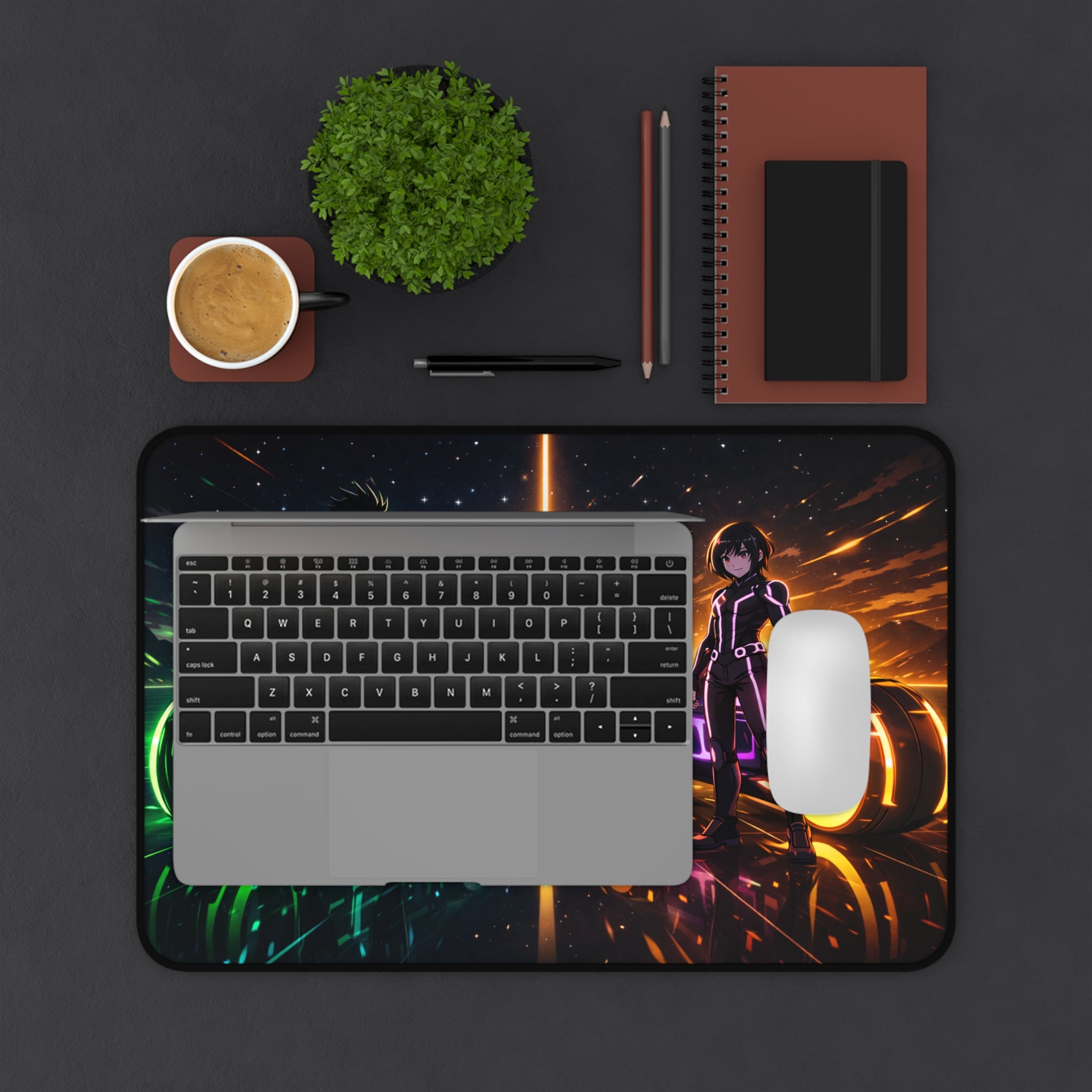 Tron Anime Desk Mat - Tron Gaming Mouse Pad