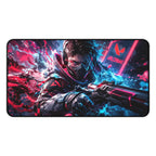 Valorant Gaming Mouse Pad - Futuristic Warrior Desk Mat